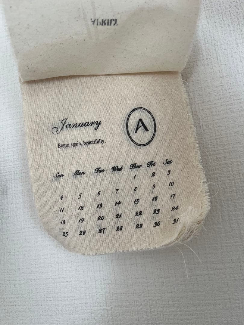 APRILY 2026年ファブリックカレンダー