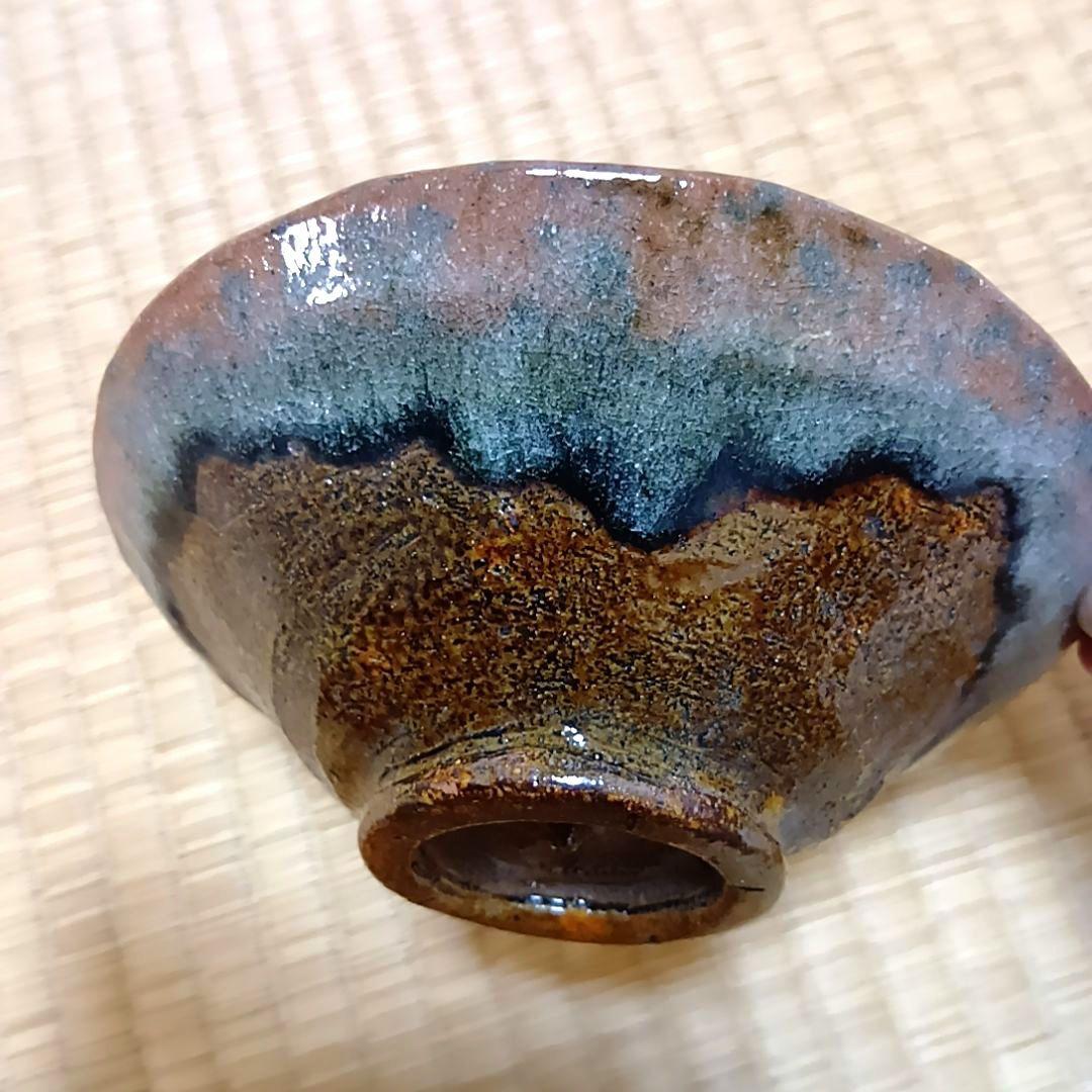 骨董品　茶碗　大樋焼　大樋長楽 造　共箱　抹茶碗　茶道具　長楽　希少　極美品