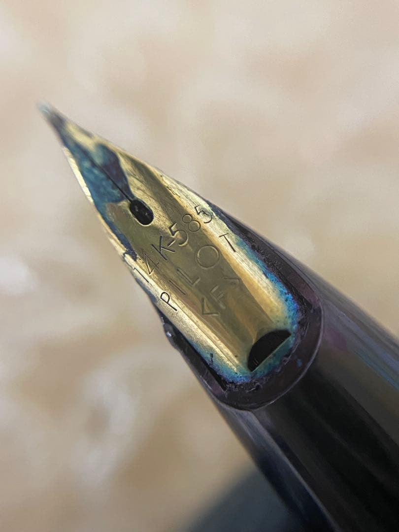 万年筆セット 黒・シルバー・赤 18金ペン先 14金ペン先 3本 K18 K14