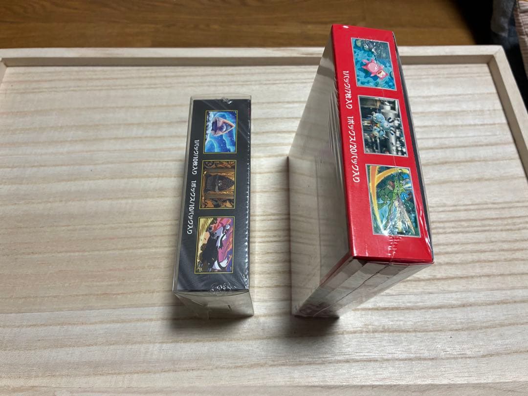 ポケモンカード151&MEGAドリームEX BOX2種ペリペリ付きシュリンク付き