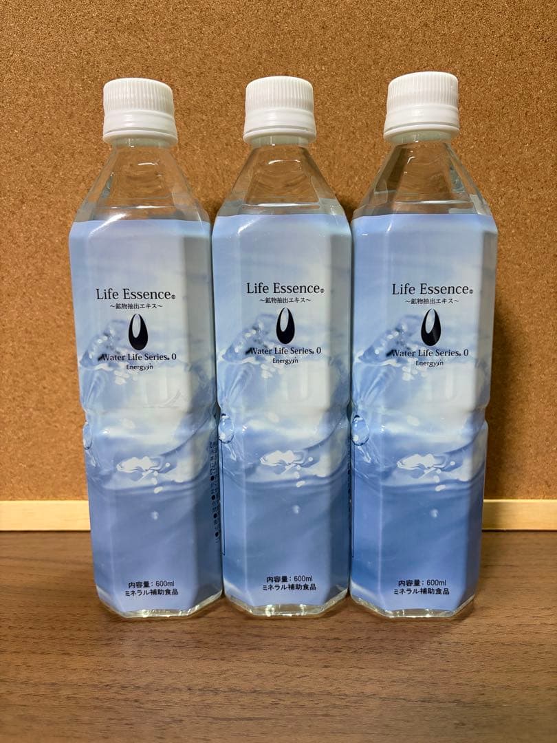エコウォーター ポタポタ　ライフエッセンス600ml 3本