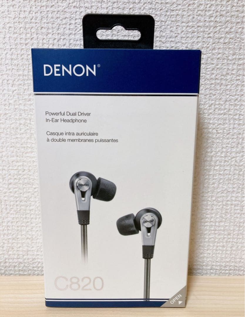 デノン Denon AH-C820 カナル型イヤホンAH-C820-BK