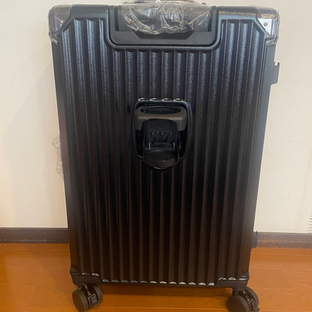 スーツケースアルミ フレーム キャリーケース 耐衝撃 ストッパー付き 大容量