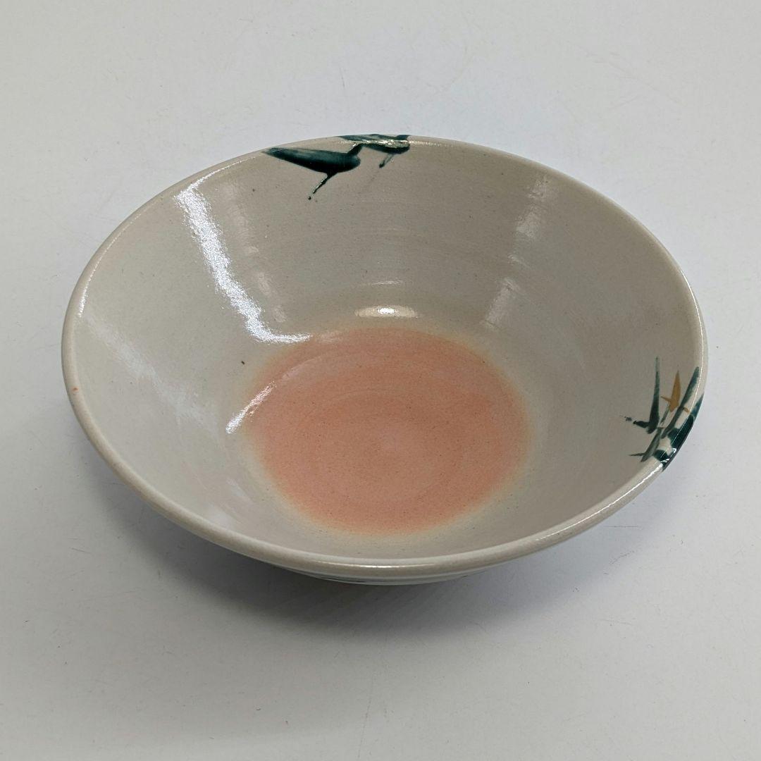 三浦竹軒 京焼 引舟図平茶盌 共箱共布 清水焼 色絵金彩抹茶碗 抹茶茶碗 茶道具