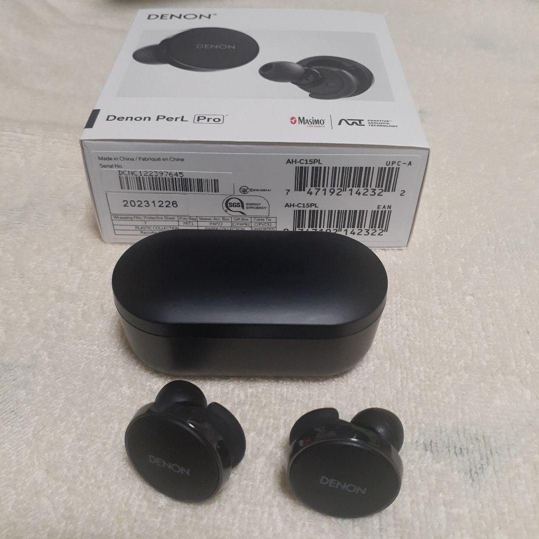 DENON perl pro ブラック　美品　イヤホン