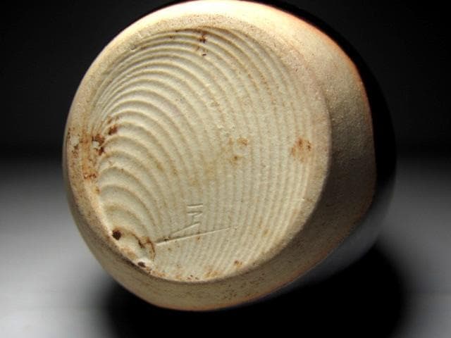 ＜本日出品終了＞桶谷定一 肩衝茶入 瑞雲 牙蓋 裏千家十五代鵬雲斎花押 e141