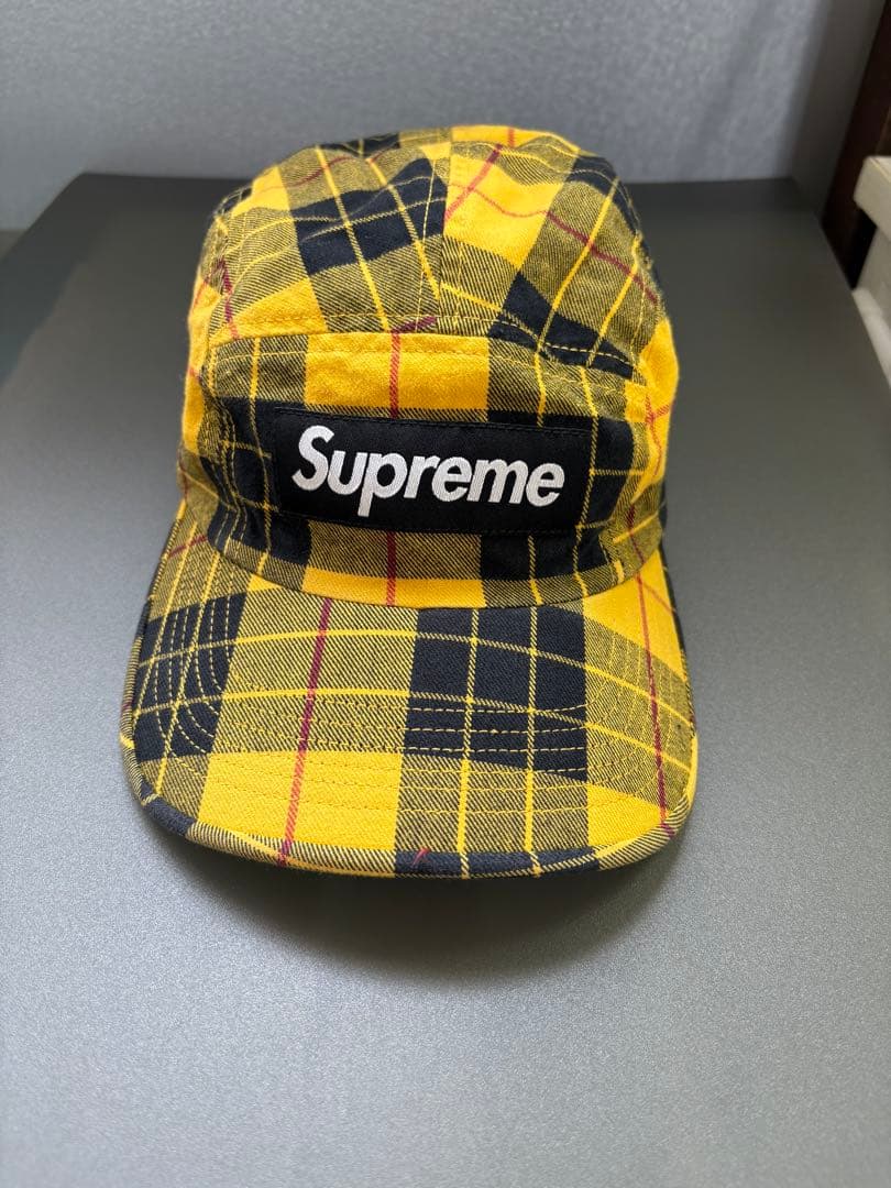 supreme チェック柄 ワークキャップ <No.070>