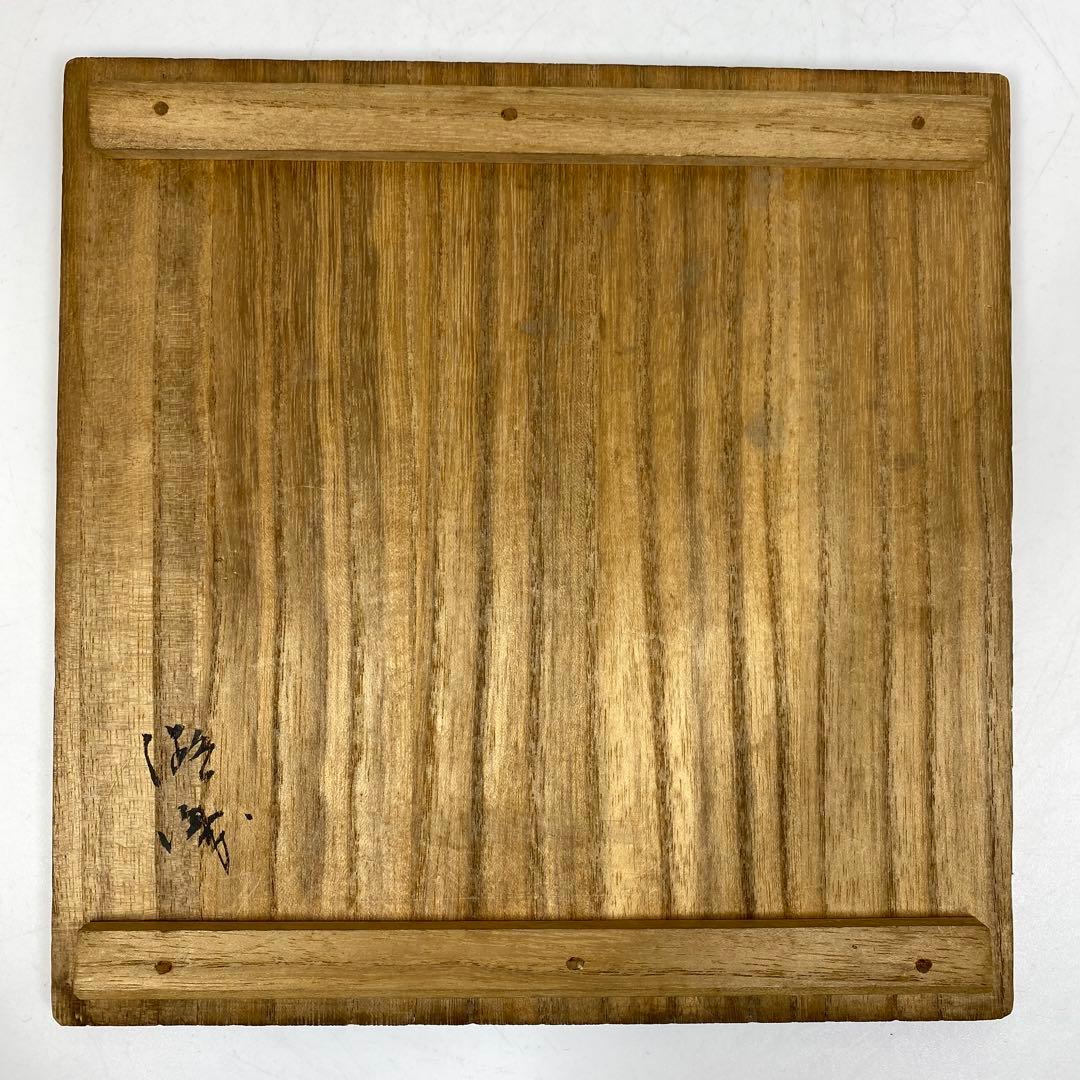 中国漢時代　灰陶加彩方壷　共箱　高さ43㎝　タカサニ　東な7-0301①