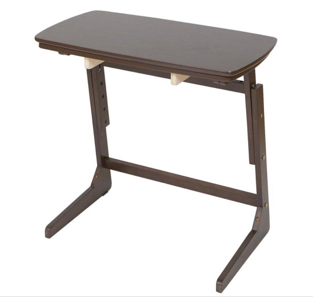 豆*ち様 山善 デスクこたつ こたつ布団セット ダークブラウン　組み立て済み