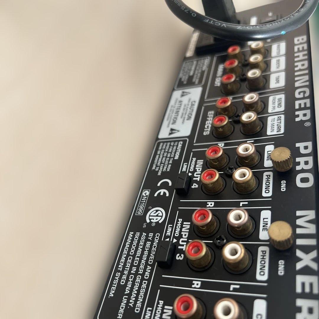 【極美品】BEHRINGER DJX700 DJミキサー ベリンガー 5ch