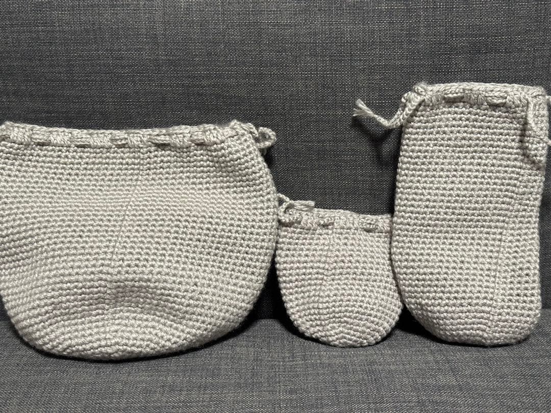 ハンドメイド　巾着袋　ペットボトルカバー