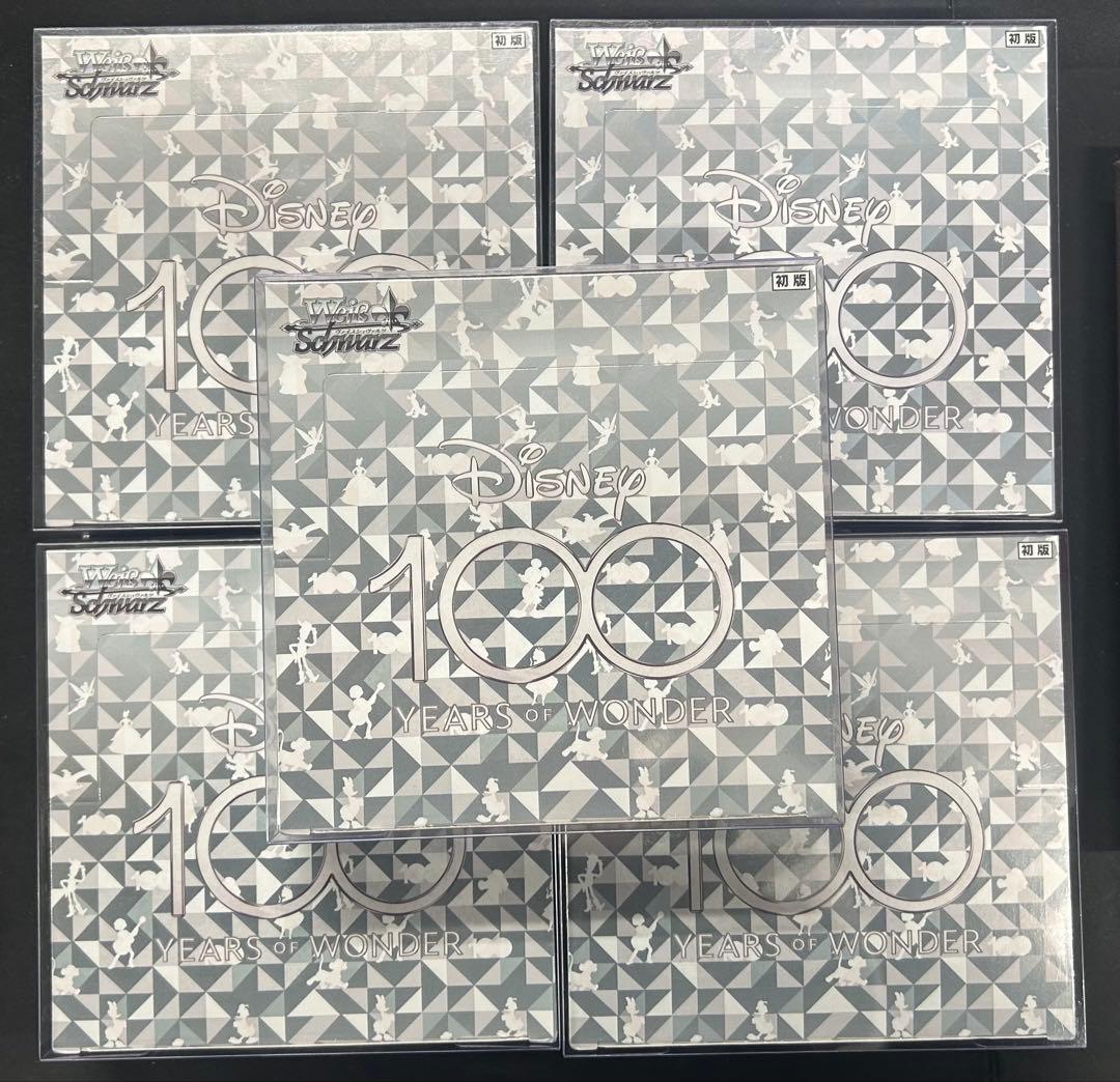 未開封　ヴァイス　ディズニー100 Disney 100 5箱 セット