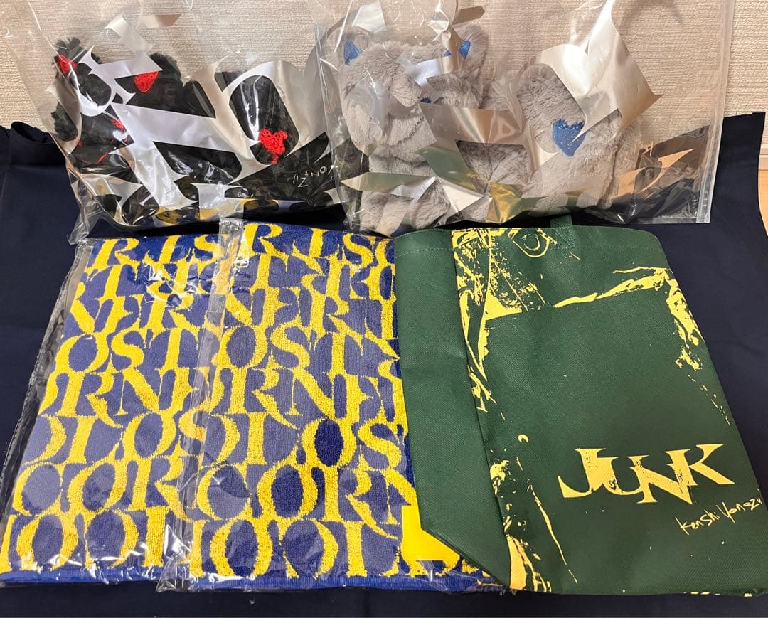 米津玄師 2025ツアーJUNK リイシューねこちゃん タオル ノベルティバック