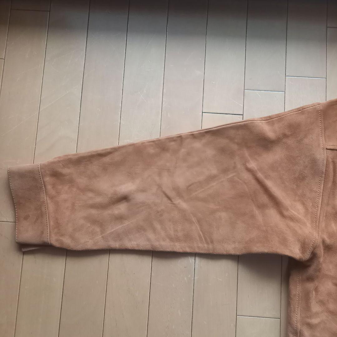 417 EDIFICE スウェード ゴートレザー ジャケット ブルゾン