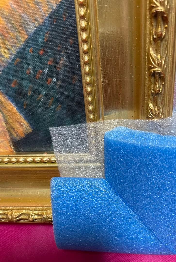 レア 超希少 ゴッホピカチュウ　キャンバスアート　金枠　Sサイズ ゴッホ美術館