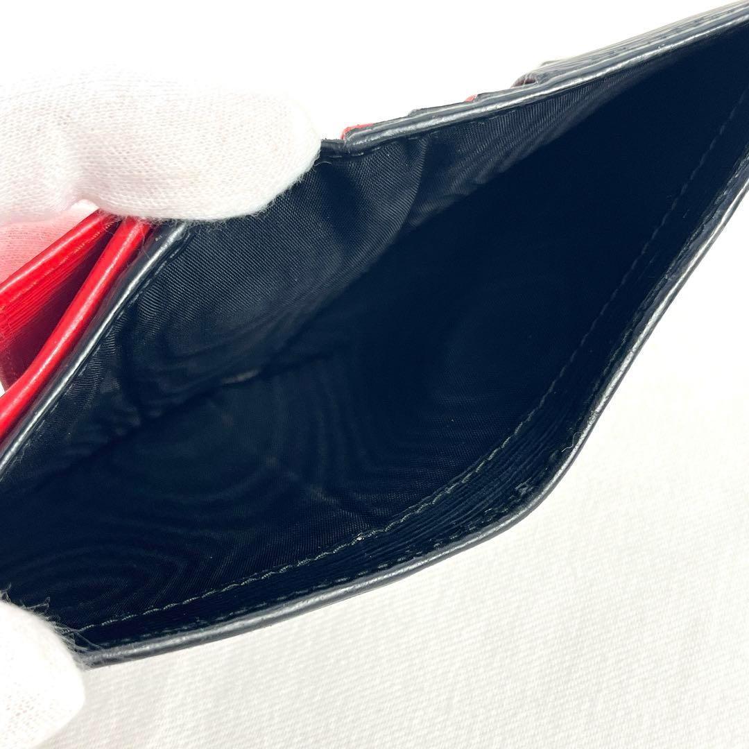 良品 プラダ ヴィッテロ ムーブ バイカラー ミニ財布 RFID・ICチップ内蔵