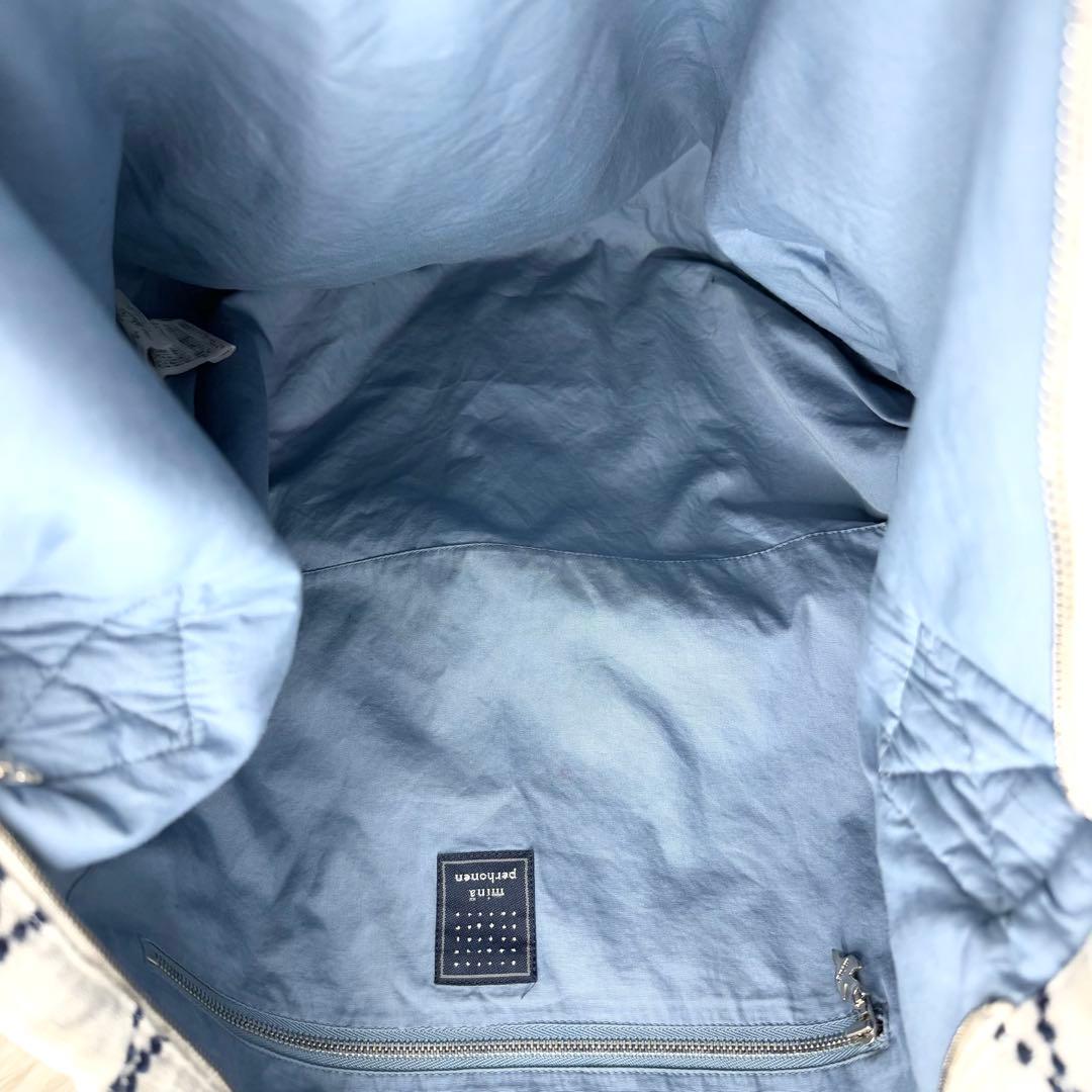 mina perhonen ミナペルホネン タンバリン ショルダーバッグ L 白