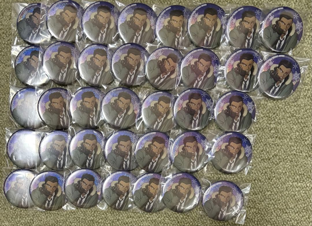 名探偵コナン 隻眼の残像 ホロ缶バッジコレクション 大和敢助 37点