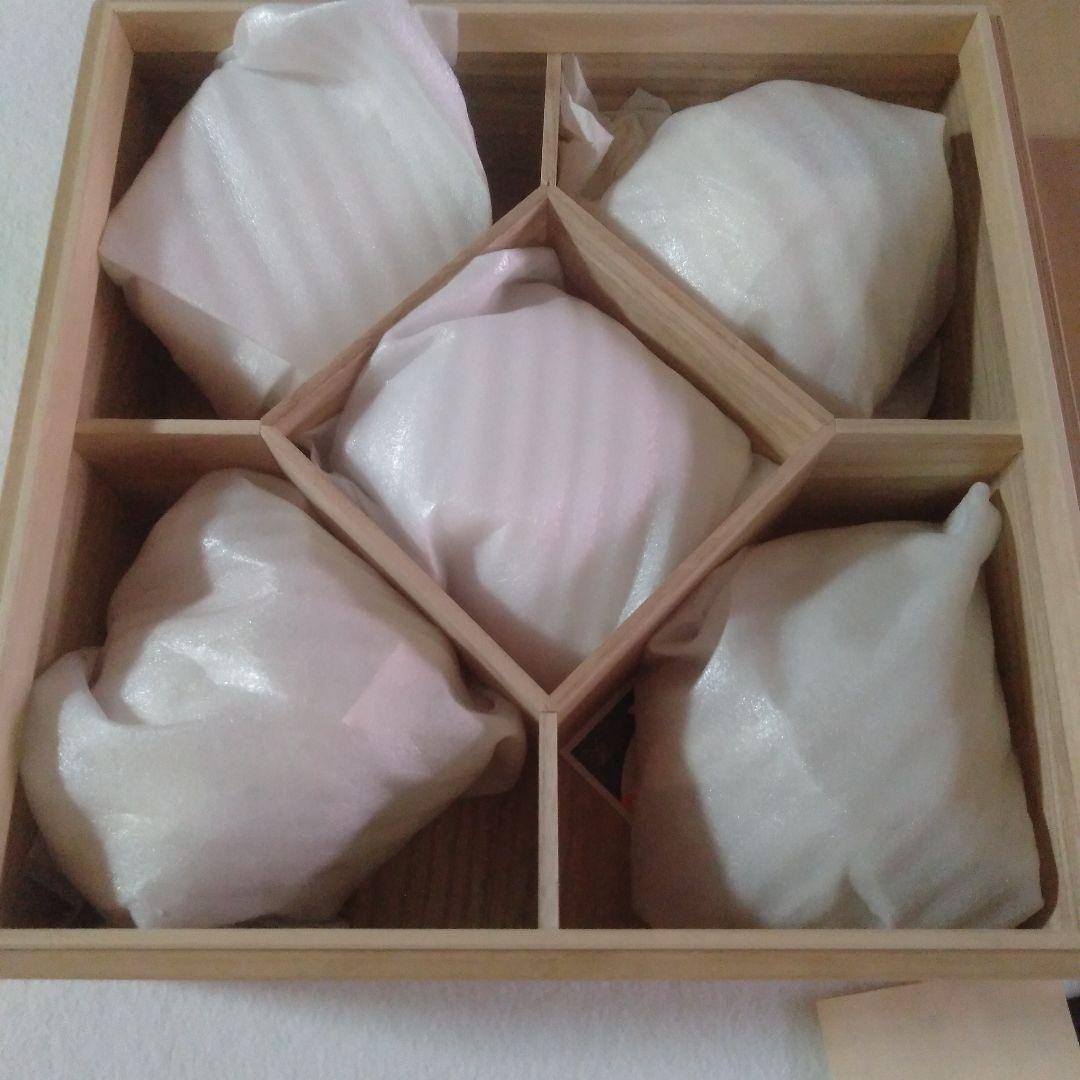 輪島塗稲忠漆芸堂謹製　椀五客未使用品