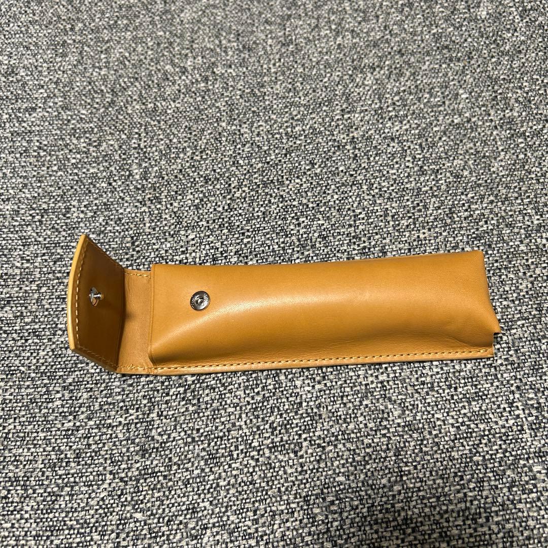 未使用　ポールスミス　レザー　ペンケース　筆箱　ブラウン