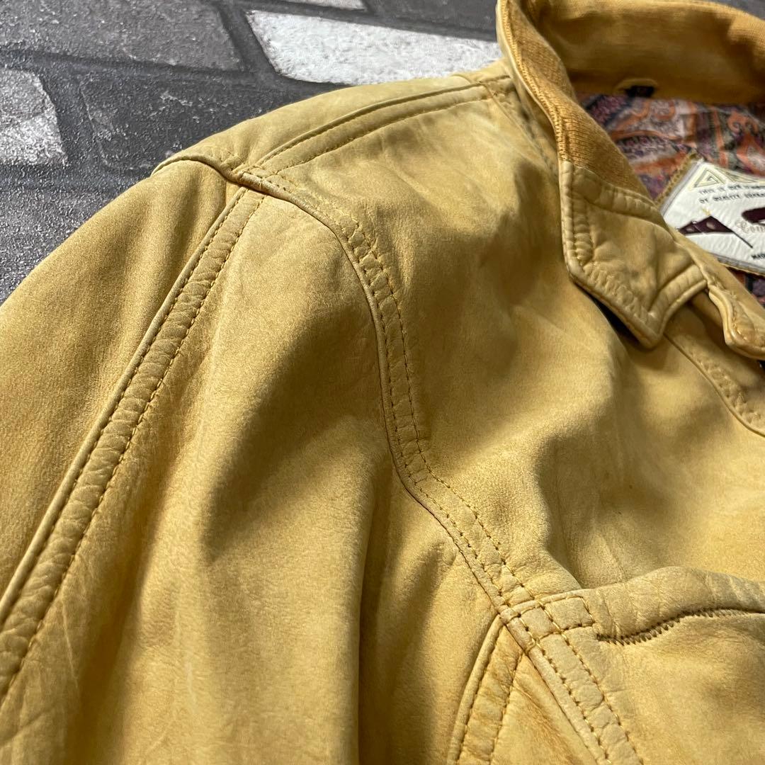 ジャケット・アウター 80's vintage leather swing top blouson