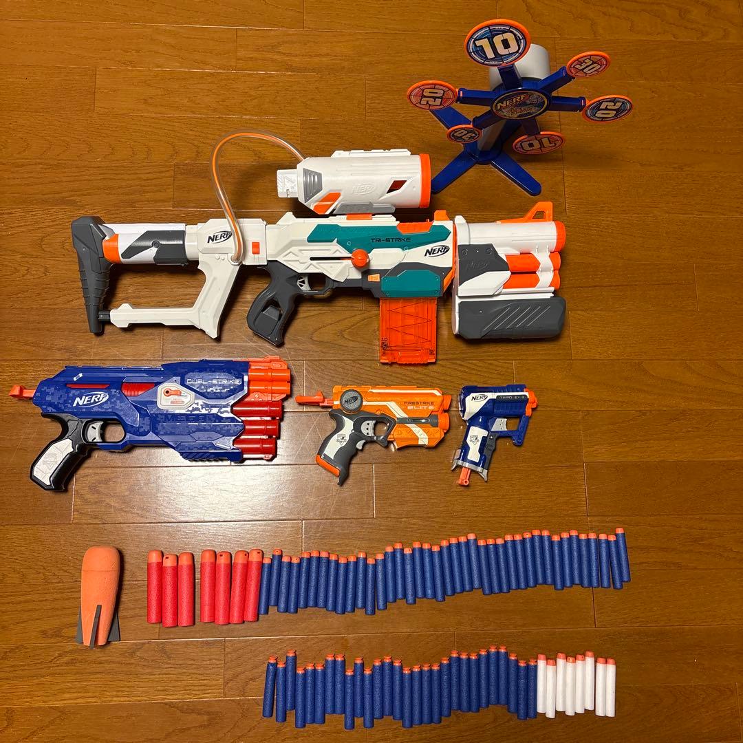 ナーフ本体まとめ売り➕電子ターゲット