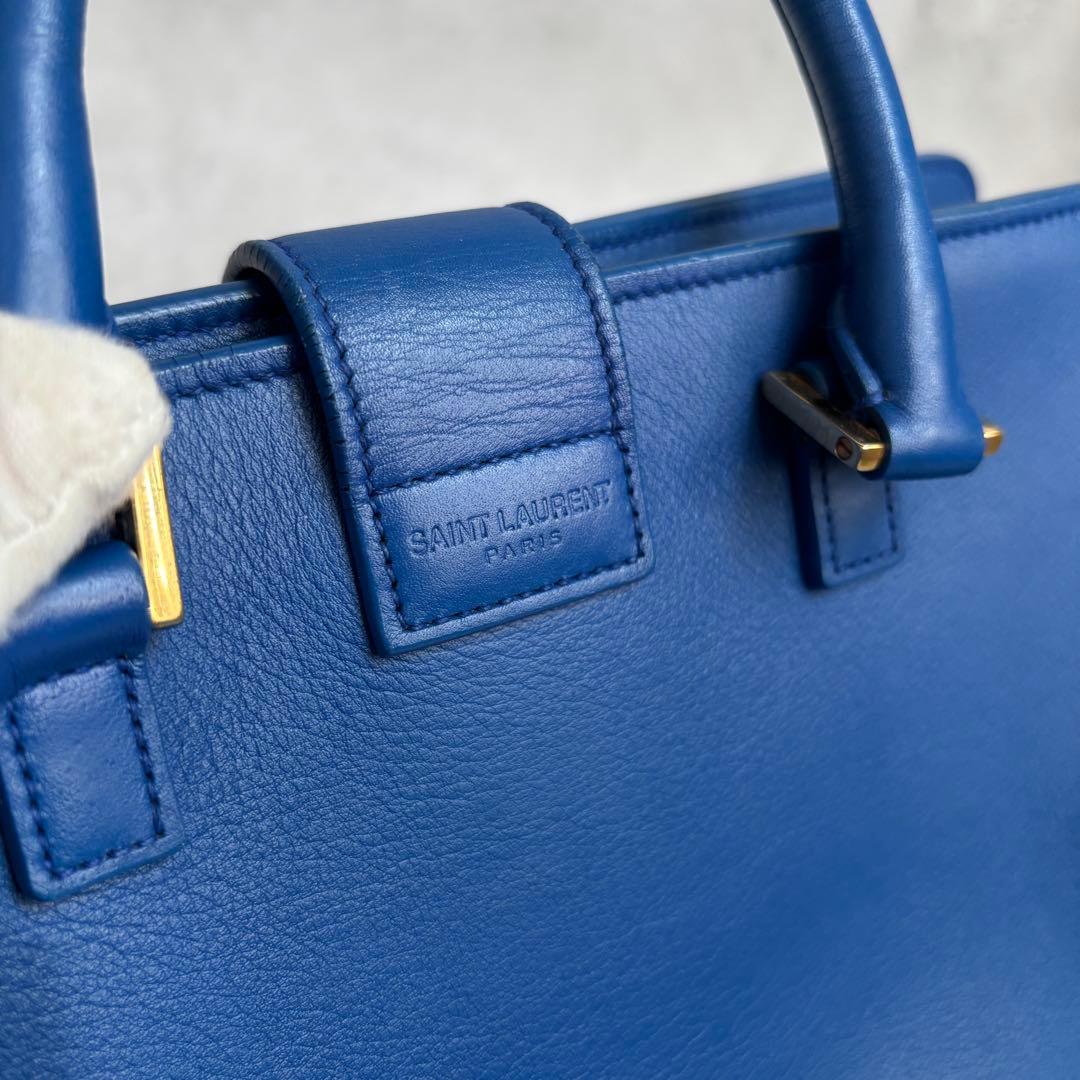 美品 SAINT LAURENT PARIS カバス 2way ハンドバッグ