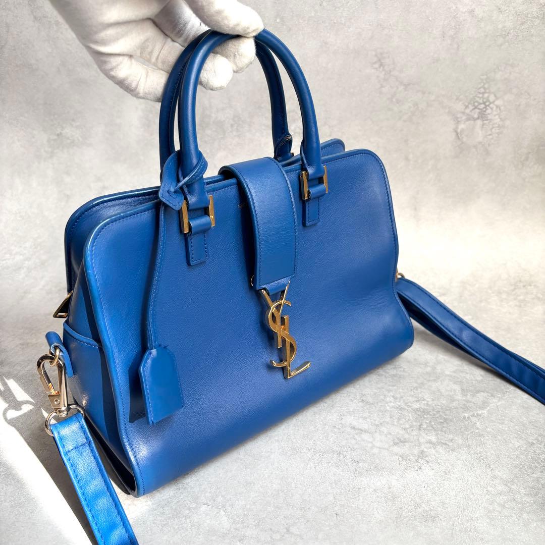 美品 SAINT LAURENT PARIS カバス 2way ハンドバッグ