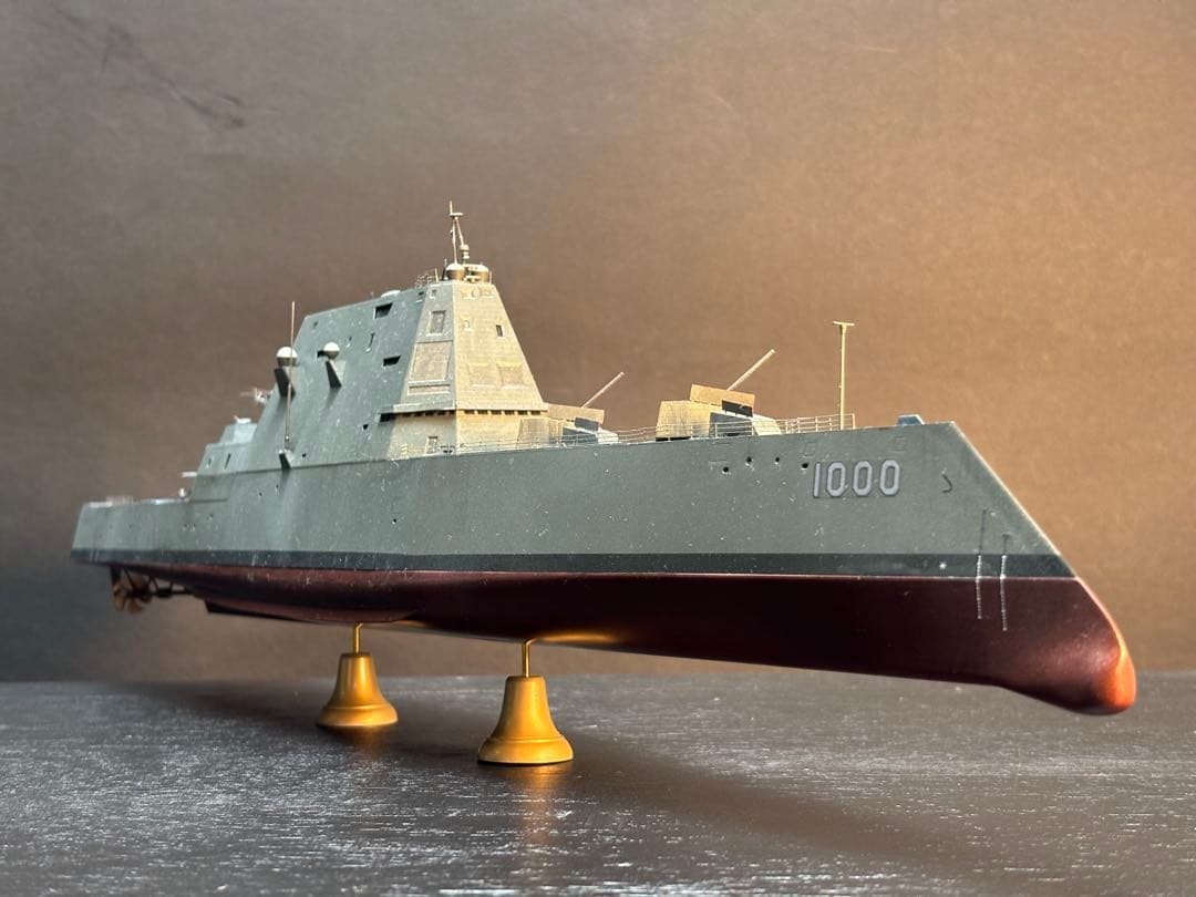 ステレス艦〝ズムウォルト〟＆ロシア原潜（1/350)