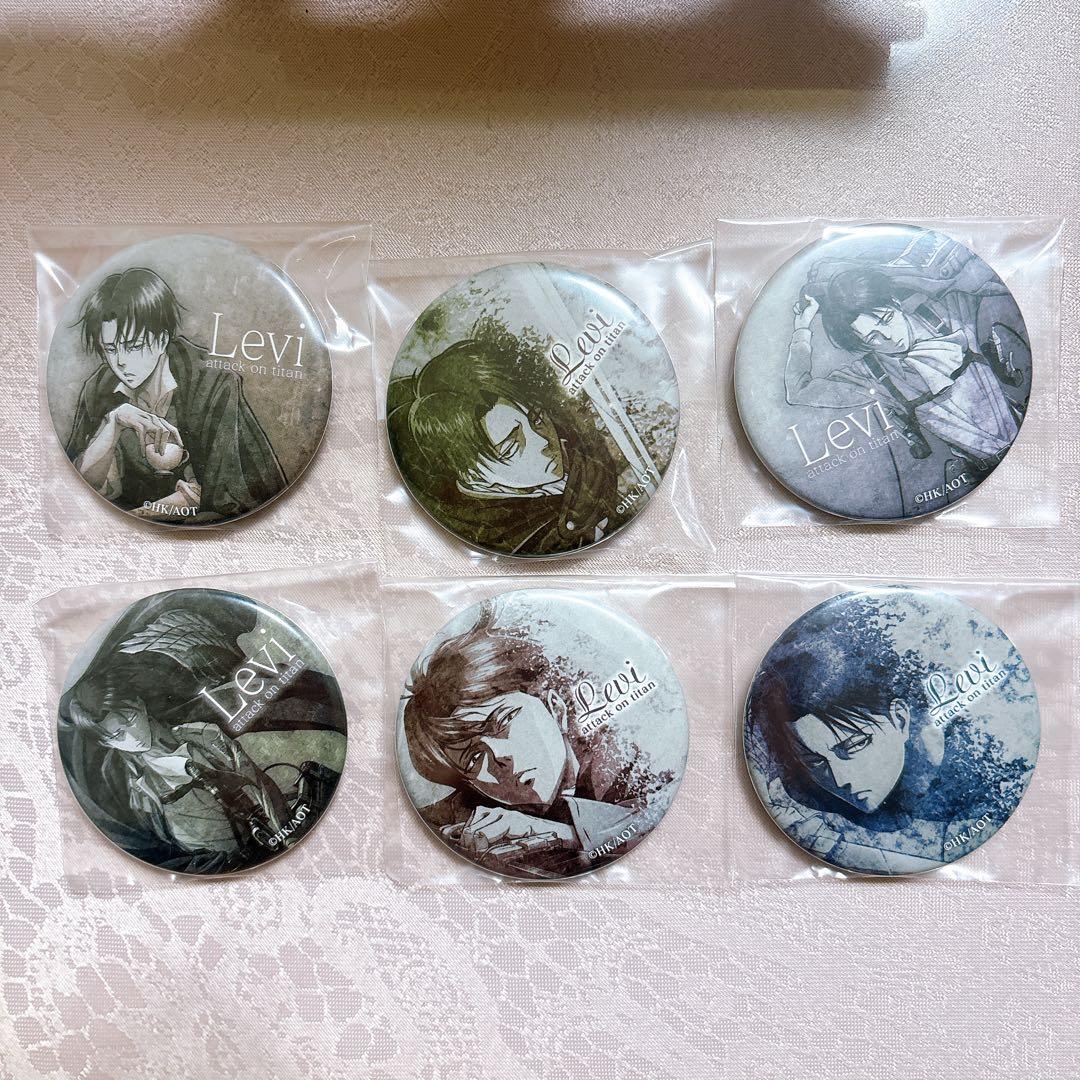 進撃の巨人 リヴァイ IGストア WIT 缶バッジ 6点セット