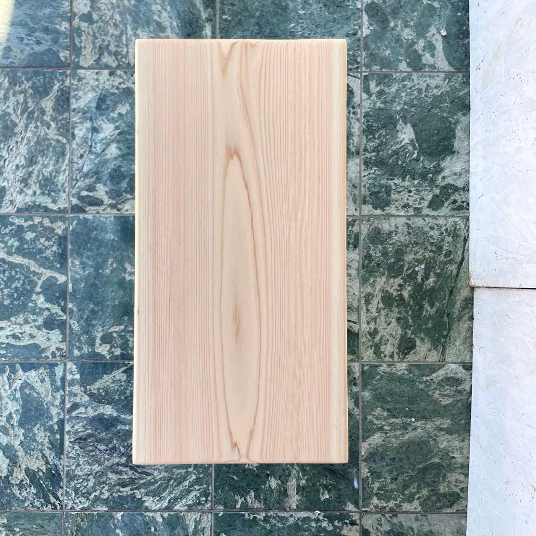 kaou　国産ひのき　丸椅子　木製スツール　ベンチ　2脚