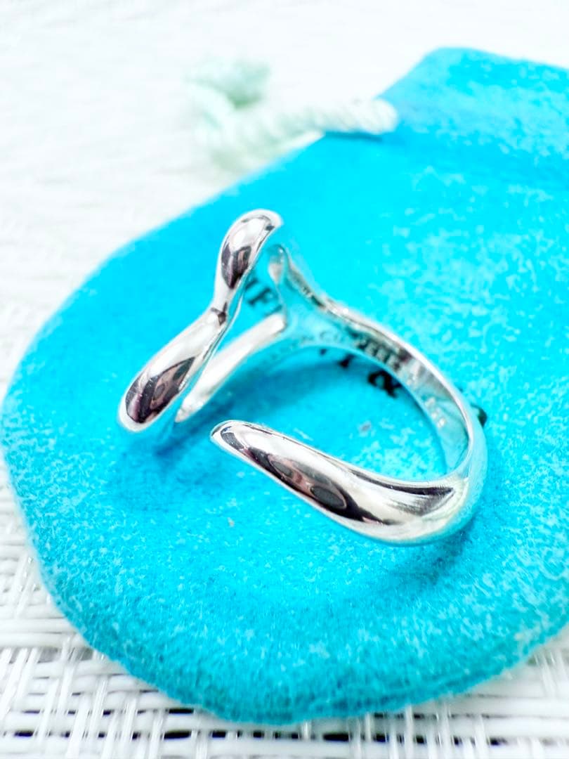 ティファニー　オープンハートリング　指輪　11号 研磨洗浄済み　925