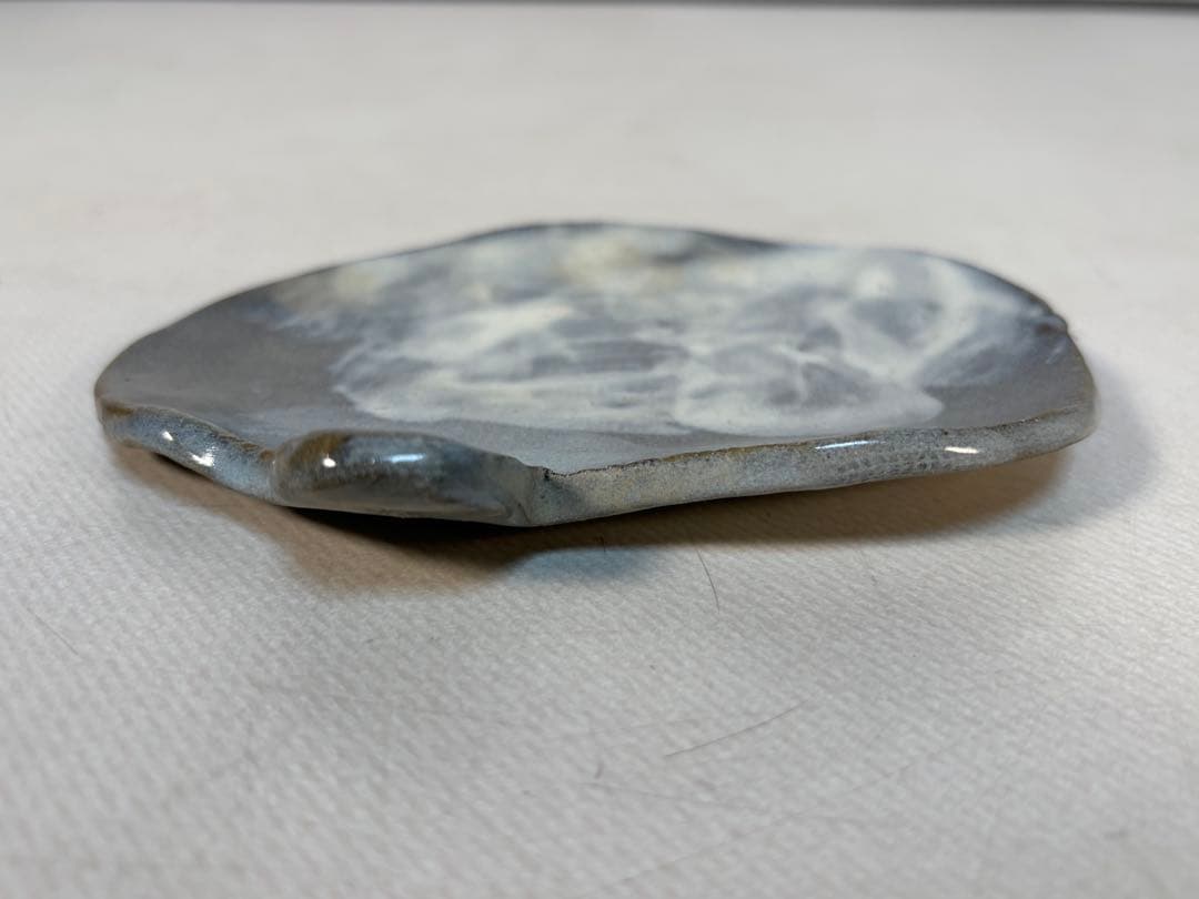 陶器製　持ち手付き小皿 6個セット