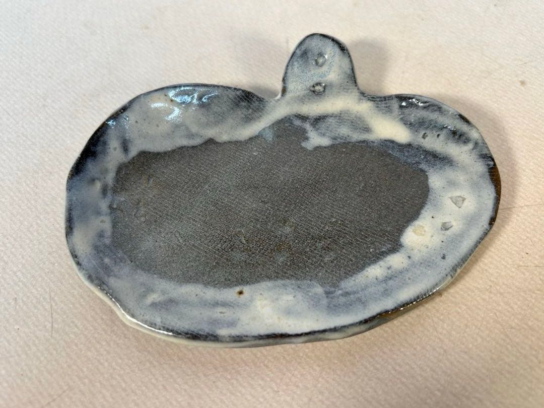 陶器製　持ち手付き小皿 6個セット