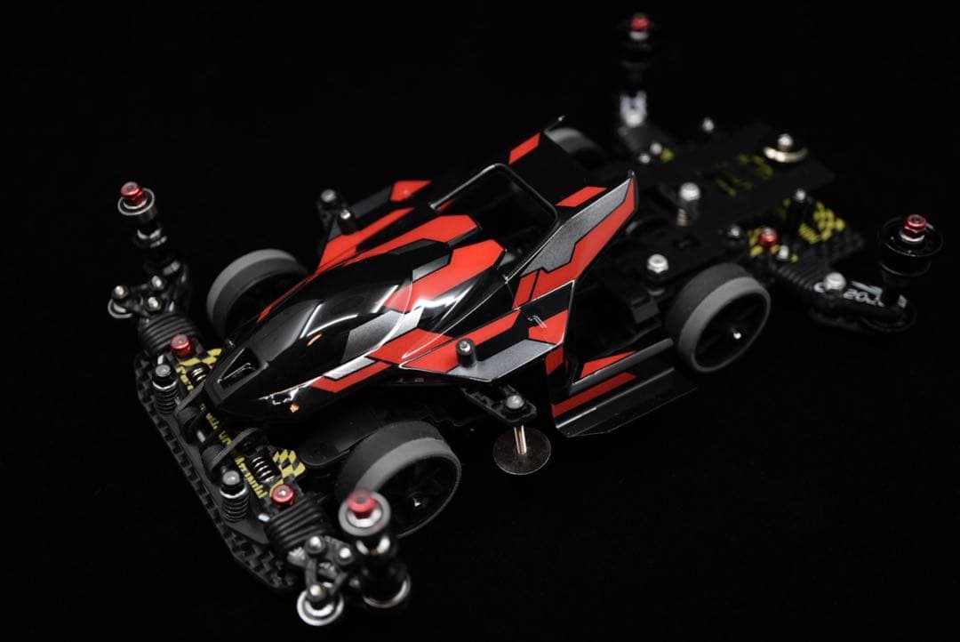 ミニ四駆 MSフレキ 完成マシン 紅機甲Ver. 海外優勝仕様