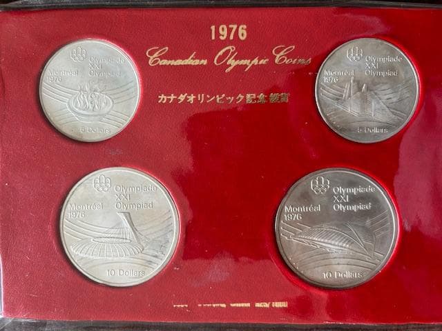 カナダ　モントリオール五輪記念銀貨8枚セットUNCスターリング925