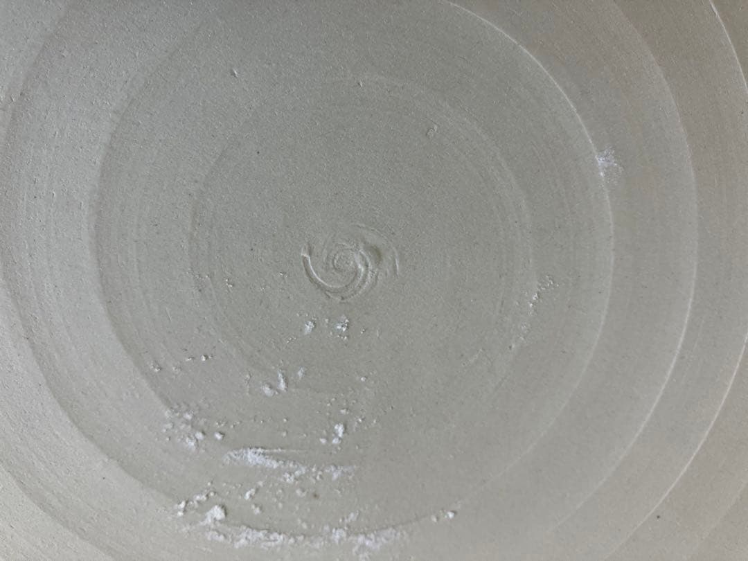 昭和レトロ　黄瀬戸焼　玉川　土岐さん手造り　大鉢色合いが素敵な盛り鉢直径33cm