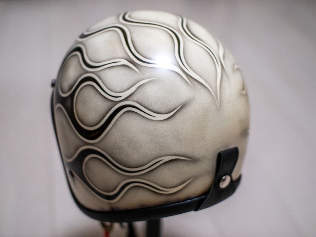 M 極小帽体　500tx スモールジェット　アイボリーエイジング黒フレア