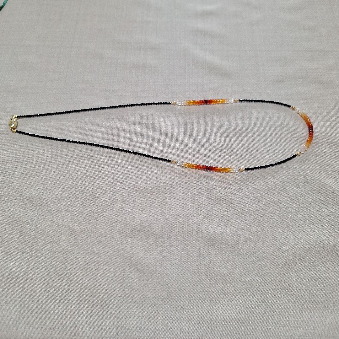 オパールビーズネックレス