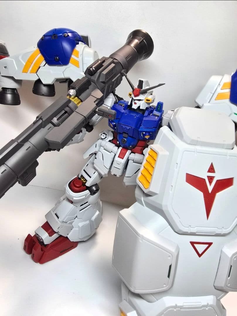 1/100 MG GP02 サイサリス 試作2号機 素組完成 特注台座付