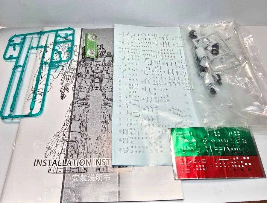 1/100 MG GP02 サイサリス 試作2号機 素組完成 特注台座付
