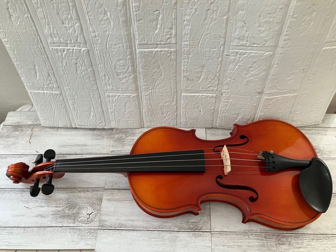 木製オレンジバイオリン 4弦