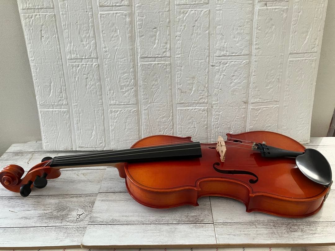 木製オレンジバイオリン 4弦