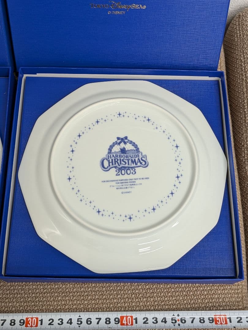 東京ディズニーランド クリスマス　プレート　絵皿　セット