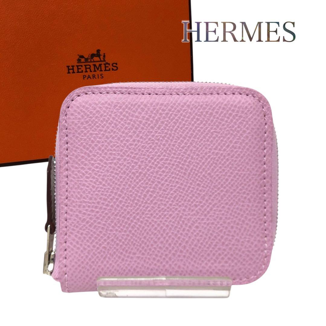 【極美品】HERMES エルメス　アザップ　シルクイン　ケース　B刻印