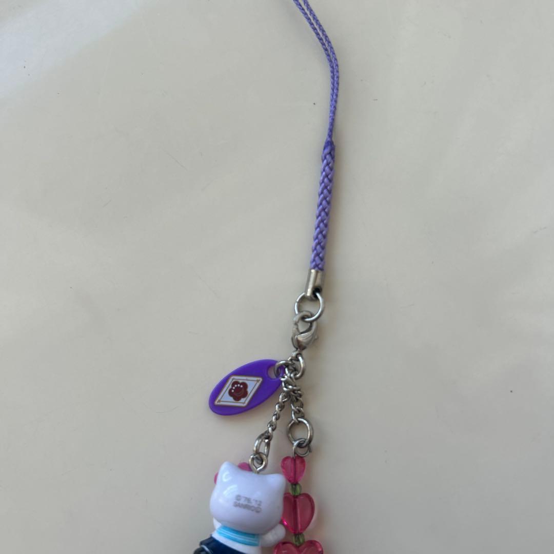 ハローキティ 夕陽丘高校限定 ストラップ