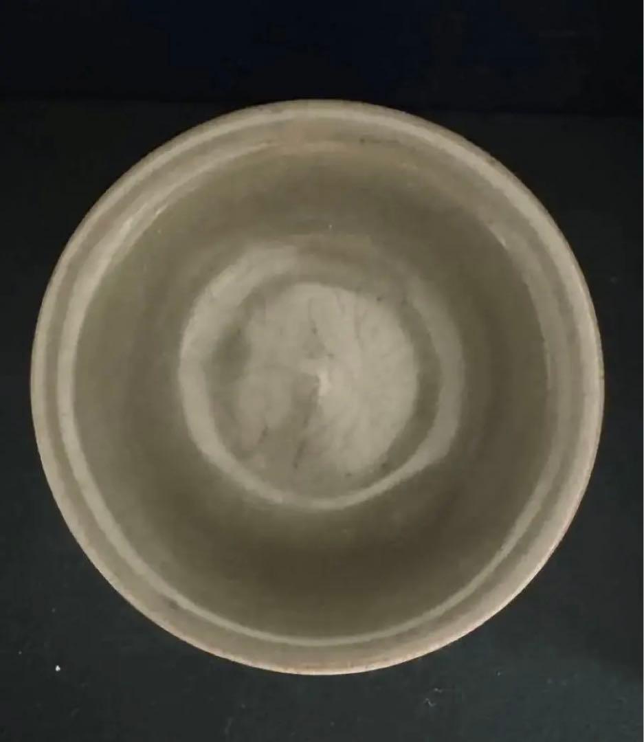 中国骨董　元　青磁　龍泉窯　馬上杯　高足杯　酒器　湯呑　唐物　古美術(N-9)