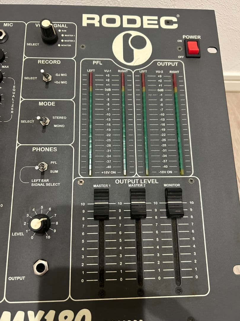 RODEC MX180 MKIII 　ミキサー DJサウンド