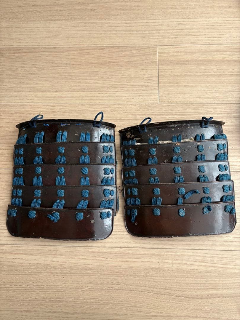 甲冑　等身大　当時物　鎧櫃付き