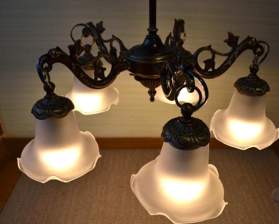 【美品】大塚家具 BRA-1419／5 シャンデリア 約6〜8畳用